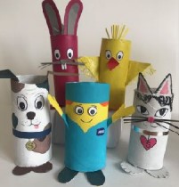 Try our fun craft ideas, made with things you already have at home!